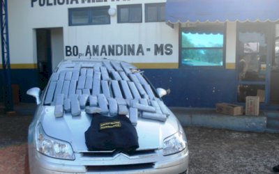 AMANDINA: PRE apreende 52kg de maconha