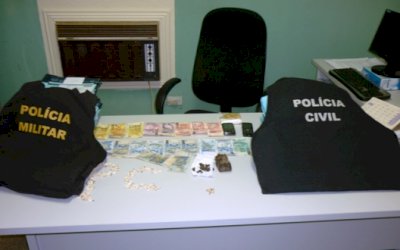 IVINHEMA: PM com apoio da PC fecharam boca de fumo