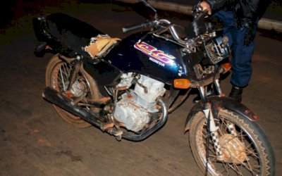 IVINHEMA: Motociclista perde controle e cai no bairro guiray
