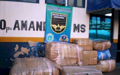 AMANDINA: PMRE apreende aproximadamente 1000 Kg de brinquedos
