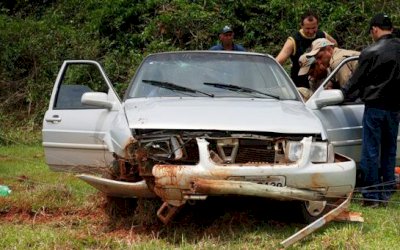 IVINHEMA: Acidente na MS-141 deixa uma senhora ferida