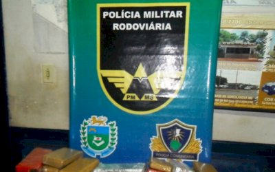AMANDINA: Menores são presos com malas recheadas de maconha