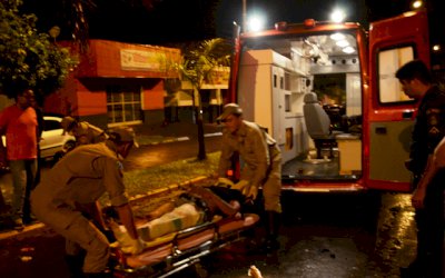 IVINHEMA: Acidente deixa motociclista com fratura na Avenida Honduras