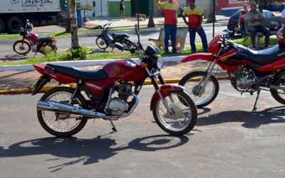 IVINHEMA: Duas motos colidem no bairro guiray