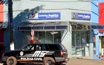 IVINHEMA: Lotérica Bambina é assaltada por dois indivíduos