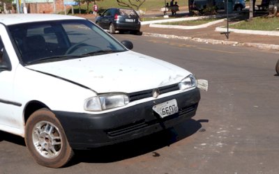 IVINHEMA: Colisão no centro deixa um ferido