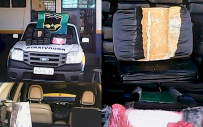 AMANDINA: PMR prende quase 100 Kg de pasta base e cocaína