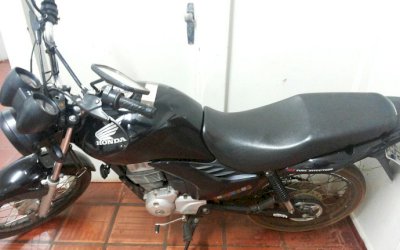 Moto furtada de Ivinhema é recuperada pela PM de Nova Andradina