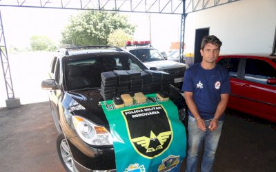 AMANDINA: Preso com R$ 1 milhão em cocaína, traficante diz que ia ao velório da mãe