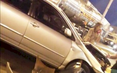IVINHEMA: Colisão deixa jovem com fratura exposta