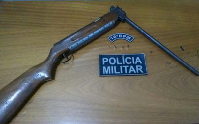 DEODÁPOLIS: Homem é preso com arma adulterada para calibre 22mm