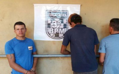 DEODÁPOLIS: Trio é preso acusado de furto de veículo e tentativa de homicídio