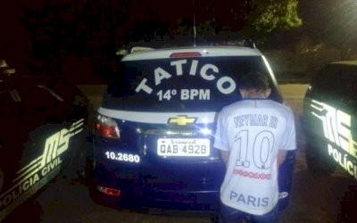 DEODÁPOLIS: Força Tática prende traficante de drogas 'Giva'