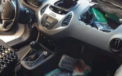 Carro com placas de Deodápolis é apreendido com cocaína em SP