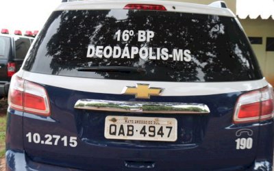 DEODÁPOLIS: Colisão entre carro e moto deixa danos matérias