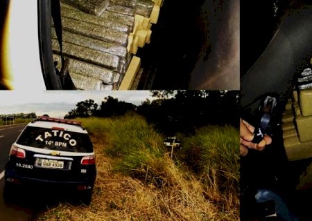 DEODÁPOLIS: Força Tática apreende 166 Kg de maconha