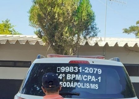 DEODÁPOLIS: Polícia Militar cumpre mandado de prisão