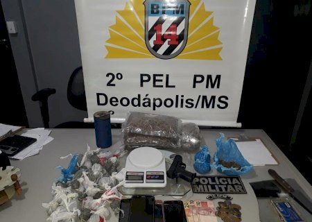DEODÁPOLIS: Jovens são presos por tráfico de drogas e associação ao tráfico