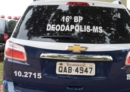 DEODÁPOLIS:  Por meio de violência doméstica, policia descobre que autor vendia drogas usando nome falso