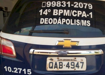 DEODÁPOLIS: Polícia Militar prende homem por dirigir sob influência de álcool