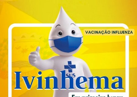Ivinhema se destaca e esta em 1º lugar na cobertura vacinal contra influenza