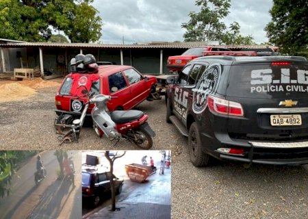 FÁTIMA DO SUL: Polícia Civil prende em flagrante, autores de 02 furtos de motocicletas
