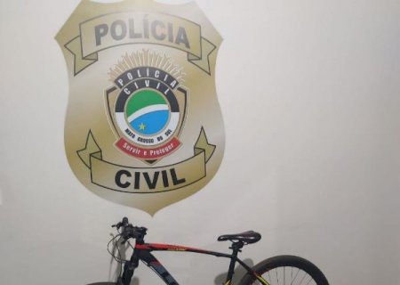 NOVA ANDRADINA: Polícia Civil recupera bicicleta furtada na cidade de Taquarussu