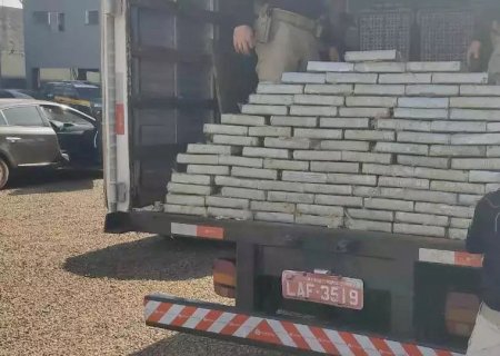 DEODÁPOLIS: PRF apreende mais de 100 kg de cocaína