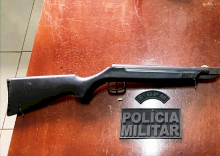 NOVO HORIZONTE DO SUL: Polícia Militar prende homem por porte ilegal de arma de fogo