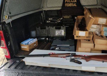 FÁTIMA DO SUL: PF deflagra operação no combate ao comércio ilegal de armas de fogo e munições