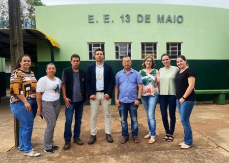 DEODÁPOLIS: Polícia Civil realiza visita às escolas