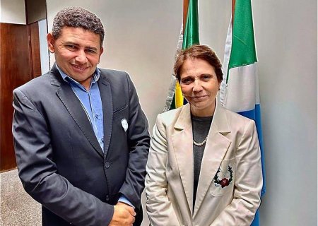 NOVO HORIZONTE DO SUL: Prefeito Guga visita Senadora Tereza Cristina em Brasília