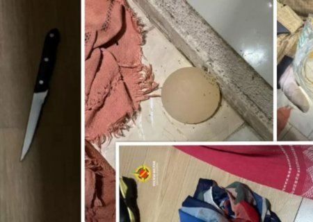 Homem agride e arranca prótese de silicone de mulher com faca de cozinha após discussão