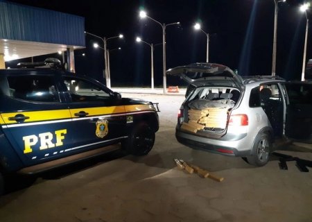 PRF apreende 860 kg de maconha em Bataguassu