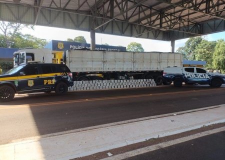 Ação conjunta apreende quase meia tonelada de cocaína em MS