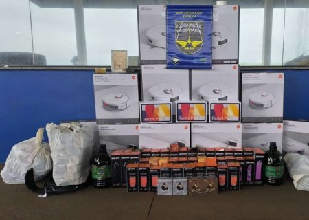 ANGÉLICA: PMR apreende veículo carregado com quase R$ 40 mil em mercadorias oriundas de descaminho