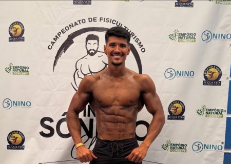 IVINHEMA: Marco Antonio faz história em sua estreia no fisiculturismo e conquista quatro troféus