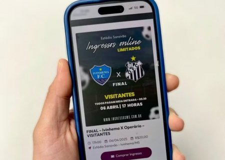 Alô operariano! Venda de ingressos para a decisão contra o Ivinhema está aberta