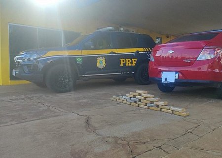 Polícia Rodoviária Federal apreende 25 quilos de cocaína em MS