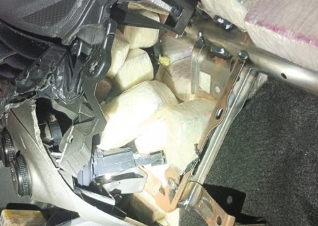 Homem é preso com "painel recheado" de drogas em Vicentina