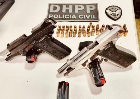 Polícia Civil efetua prisão em flagrante de indivíduo por porte ilegal de arma de fogo em MS