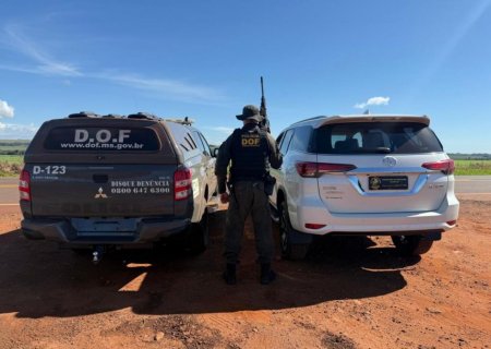 Veículo furtado no Paraná é recuperado pelo DOF em MS