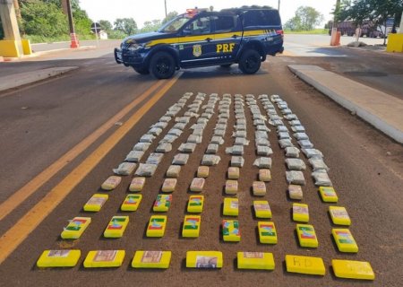 Motorista é preso com quase 150 quilos de cocaína em cabine de caminhão