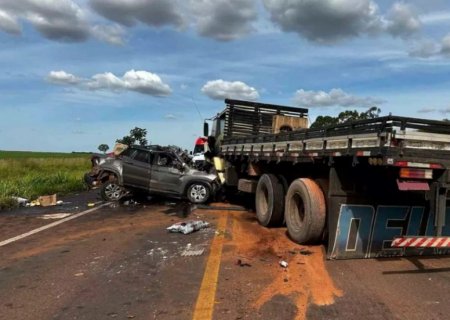 Casal morre em acidente envolvendo caminhão na BR-262 em MS