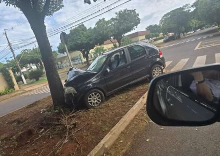 Motorista perde o controle da direção, bate em árvore e morre no hospital