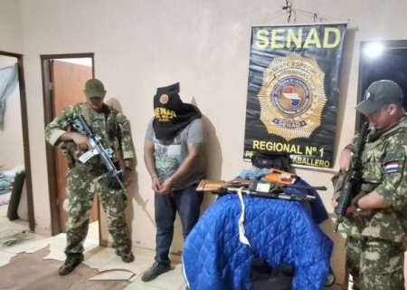 Brasileiro &eacute; preso em base de fac&ccedil;&atilde;o criminosa na linha internacional