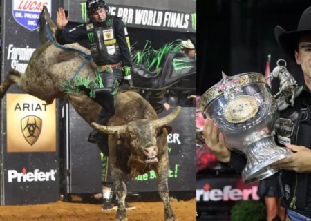 Cowboy de MS vira tricampeão mundial de montaria em touros e ganha 1 milhão de dólares: ‘o melhor da história’