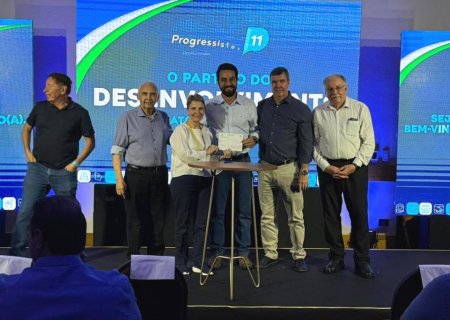 DEODÁPOLIS: Prefeito Jean se filia ao Progressistas ao lado de Eduardo Riedel e Tereza Cristina