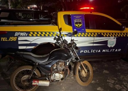 DEODÁPOLIS: Ação da Polícia Rodoviária prende homem com moto adulterada
