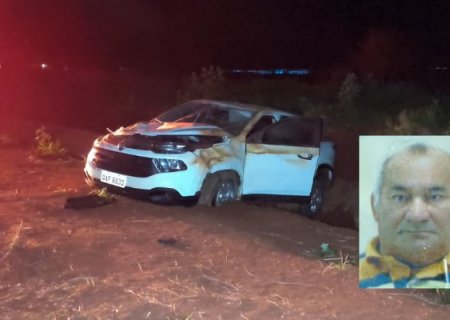 Idoso morre após perder controle do carro em curva entre Lagoa Bonita e Indápolis